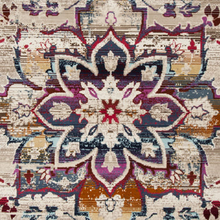 Safavieh Baldwin BDN193A Cream/Fuchsia Area Rug 