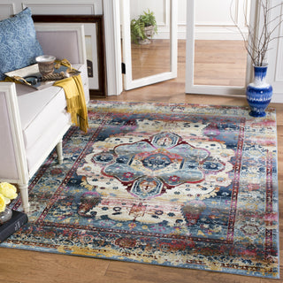 Safavieh Baldwin BDN194C Slate Blue/Rust Area Rug  Feature