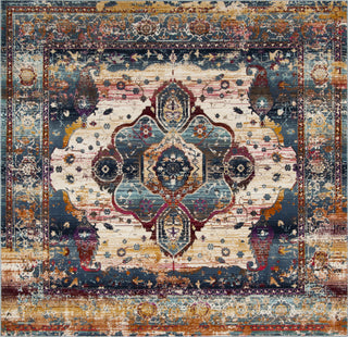 Safavieh Baldwin BDN194C Slate Blue/Rust Area Rug 