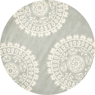 Safavieh Bella 121 Grey/Ivory Area Rug Round