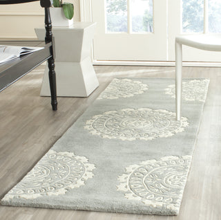 Safavieh Bella 122 Grey/Ivory Area Rug Room Scene