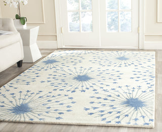 Safavieh Bella 123 Beige/Blue Area Rug Room Scene Feature