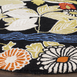 Safavieh Bella 124 Black/Multi Area Rug Detail