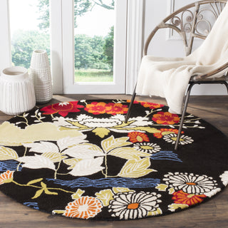 Safavieh Bella 124 Black/Multi Area Rug Room Scene Feature