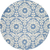 Safavieh Bella 125 Light Blue/Ivory Area Rug Round