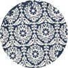 Safavieh Bella 125 Navy/Ivory Area Rug Round