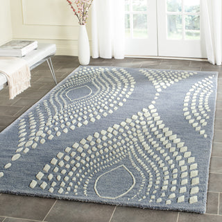 Safavieh Bella 126 Blue/Ivory Area Rug Room Scene Feature