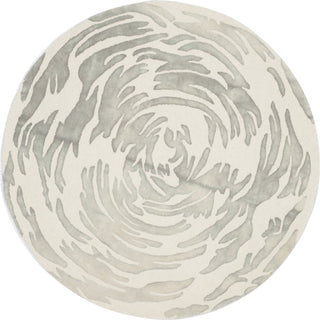 Safavieh Bella 128 Ivory/Grey Area Rug Round