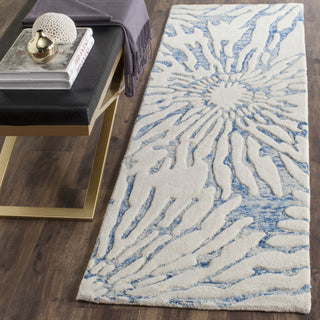 Safavieh Bella 129 Dark Blue/Ivory Area Rug Room Scene