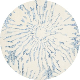 Safavieh Bella 129 Dark Blue/Ivory Area Rug Round