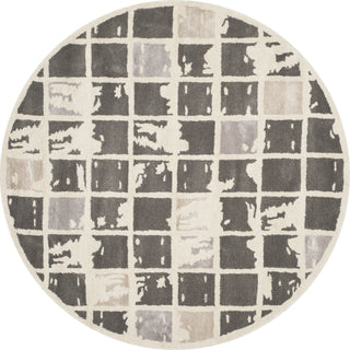 Safavieh Bella 130 Dark Grey/Ivory Area Rug Round