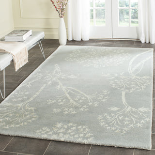 Safavieh Bella 131 Light Blue/Ivory Area Rug Room Scene Feature