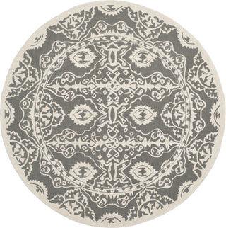 Safavieh Bella 134 Dark Grey/Ivory Area Rug Round