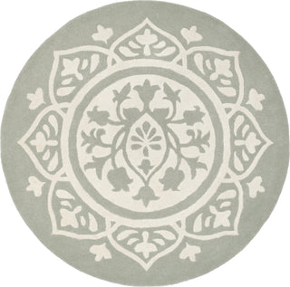 Safavieh Bella 136 Grey/Ivory Area Rug Round