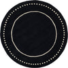 Safavieh Bella 151 Black/Ivory Area Rug Round