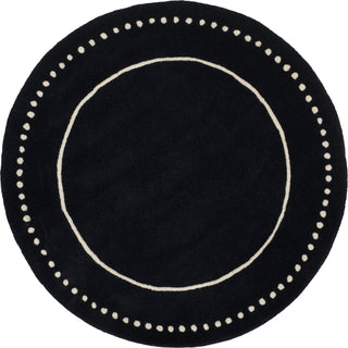 Safavieh Bella 151 Black/Ivory Area Rug Round