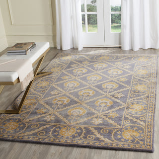 Safavieh Bella 152 Blue/Gold Area Rug Room Scene Feature