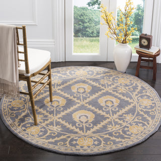 Safavieh Bella 152 Blue/Gold Area Rug Room Scene