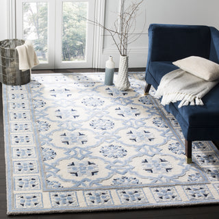 Safavieh Bella 155 Ivory/Blue Area Rug Room Scene