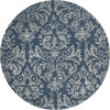 Safavieh Bella 156 Navy/Grey Area Rug Round