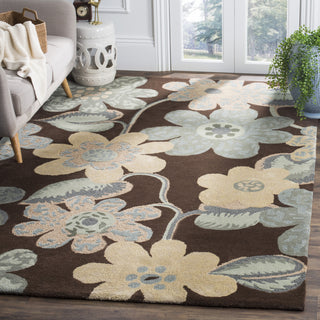 Safavieh Bella Bel220 Brown/Multi Area Rug Room Scene Feature