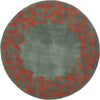Safavieh Bella Bel350 Blue/Coral Area Rug Round