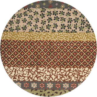 Safavieh Bella Bel351 Ivory/Multi Area Rug Round