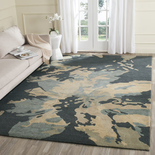 Safavieh Bella Steel Blue Area Rug Room Scene