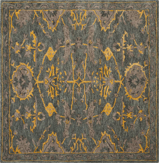 Safavieh Bella 671 Blue Grey/Gold Area Rug Square