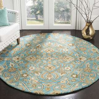 Safavieh Bella 673 Blue/Taupe Area Rug Room Scene