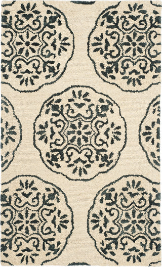 Safavieh Bella Ivory/Charcoal Area Rug main image