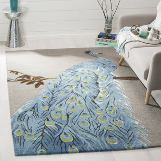 Safavieh Bella 809 Blue/Beige Area Rug Room Scene Feature