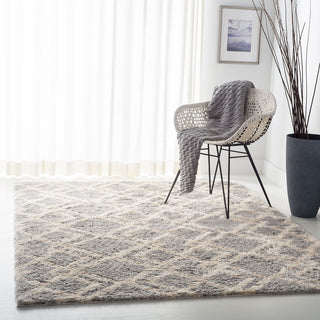 Safavieh Berber Shag 200 BER213G Grey/Cream Area Rug Lifestyle Image