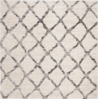 Safavieh Berber Shag 200 BER215A Cream/Grey Area Rug Square Image