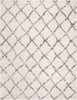 Safavieh Berber Shag 200 BER215A Cream/Grey Area Rug Main Image