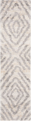 Safavieh Berber Shag 200 BER218A Cream/Grey Area Rug Runner Image