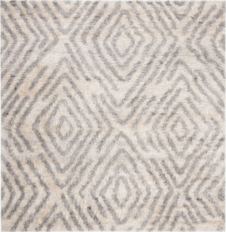 Safavieh Berber Shag 200 BER218A Cream/Grey Area Rug Square Image