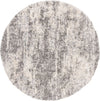 Safavieh Berber Shag 200 BER219G Grey/Cream Area Rug Round Image
