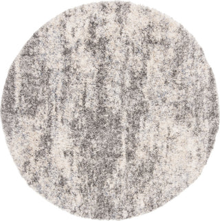 Safavieh Berber Shag 200 BER219G Grey/Cream Area Rug Round Image