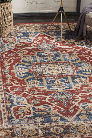 Safavieh Bijar BIJ605R Red/Royal Area Rug 