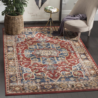 Safavieh Bijar BIJ605R Red/Royal Area Rug  Feature