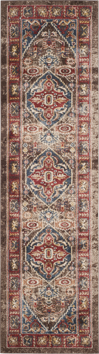 Safavieh Bijar BIJ621C Brown/Royal Area Rug 