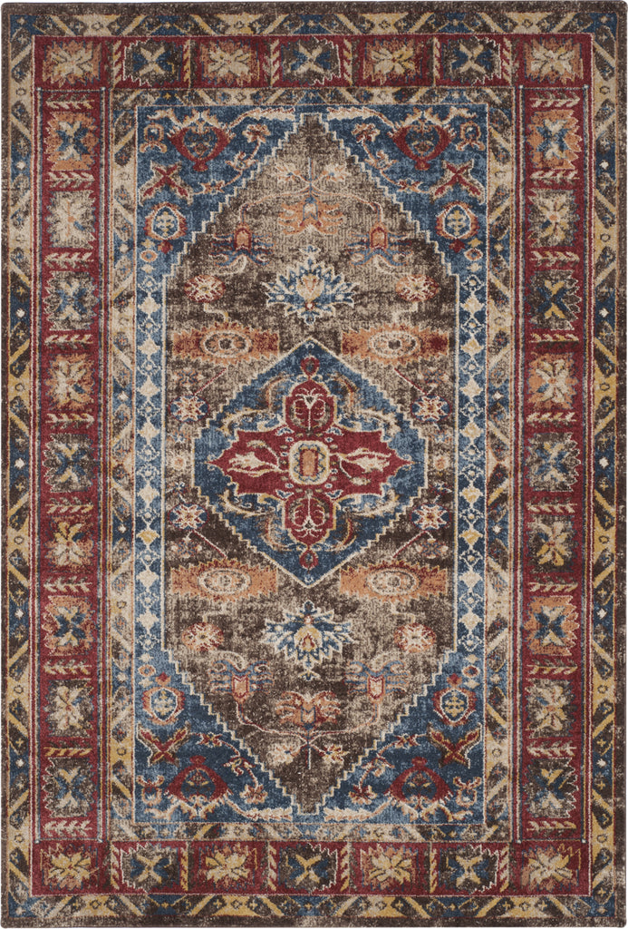 Safavieh Bijar BIJ621C Brown/Royal Area Rug main image