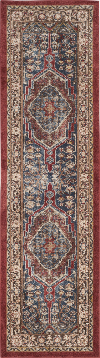 Safavieh Bijar BIJ636B Royal/Brown Area Rug 