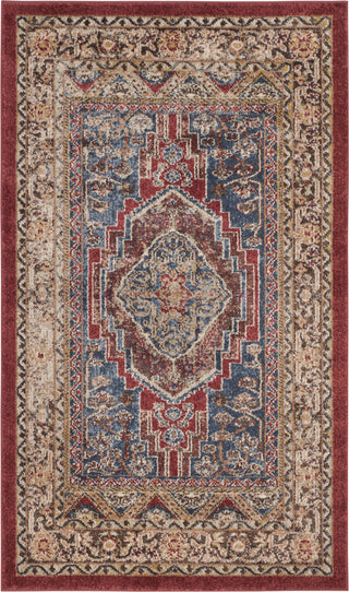 Safavieh Bijar BIJ636B Royal/Brown Area Rug 