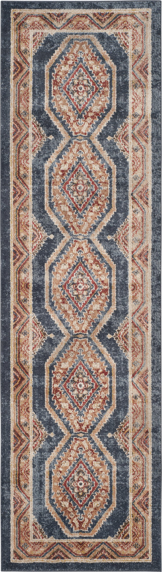 Safavieh Bijar BIJ647B Royal/Rust Area Rug 