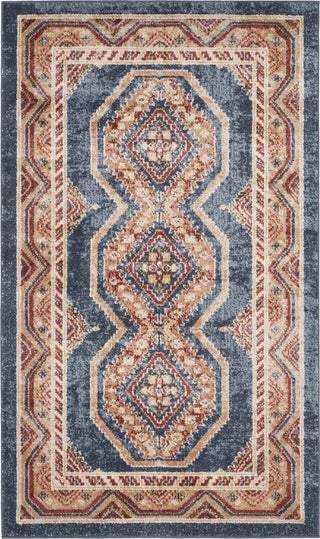 Safavieh Bijar BIJ647B Royal/Rust Area Rug 