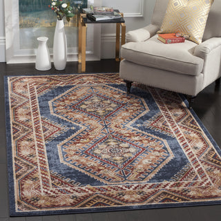 Safavieh Bijar BIJ647B Royal/Rust Area Rug  Feature