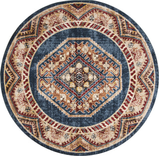 Safavieh Bijar BIJ647B Royal/Rust Area Rug 