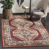 Safavieh Bijar BIJ647R Red/Rust Area Rug  Feature
